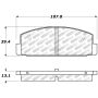 Stoptech 305.03320 Street Select Brake Pads - Front/Rear