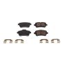 PowerStop 17-1630A PowerStop - Z17 Low-Dust Ceramic Brake Pads with Hardware