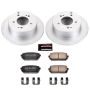 PowerStop CRK5853 Genuine Geomet Coated Rotor and Low-Dust Ceramic Brake Pad Kit