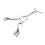 AWE Tuning 3020-42066 16-19 Chevy Camaro SS Non-Res Cat-Back Exhaust - Track Edition (Quad Chrome Silver Tips)