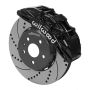 Wilwood 140-15438-D SX6R Front Brake Kit 14in SRP Slotted/Drilled Black 16-19 Chevy Camaro SS