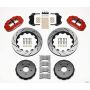 Wilwood 140-9296-DR Narrow Superlite 6R Front Hat Kit 14.00in Drilled Red 2004-2006 Pontiac GTO