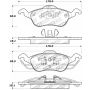Stoptech 309.08160 Performance Brake Pads