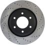 Stoptech 127.42099L Slotted & Drilled Sport Brake Rotor