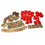 Energy Suspension 3.4155R Energy 64-67 Buick Century/Regal/Grand National/Skylark/Special Red Body Mount Set