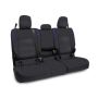 PRP Seats B056-08 PRP Jeep Wrangler JT Rear Bench Covers - with Armrest - Black/Purple