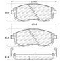 StopTech Nissan Altima Street Select Brake Pads