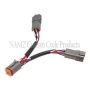NAMZ NOBD-PYH-CB 11-20 V-Twin Softail Plug-N-Play Power Port Y-Adapter (For CAN/Bus Models)