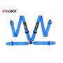 Cusco 00B CRH N4BL Universal 4 Point 3in Width Racing Harnesses - Blue