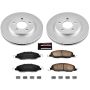 PowerStop CRK1382 Genuine Geomet Coated Rotor and Low-Dust Ceramic Brake Pad Kit