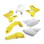Cycra 1CYC-9316-66W 14-18 Yamaha YZ250F/14-17 YZ450F Powerflow Body Kit Gold/White