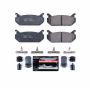 PowerStop Z23-584 PowerStop - Z23 Daily Driver Carbon-Fiber Ceramic Brake Pads with Hardware Kit