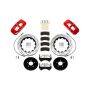 Wilwood 140-16403-DR AERO6 Front Brake Kit 14.00 Drilled & Slotted 94-04 Ford Mustang Cobra Red w/Lines
