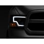 Raxiom 09-18 Dodge RAM 1500 LED Bar Headlights- Black Housing (Clear Lens)