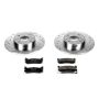 PowerStop K772 Z23 Daily Driver Carbon-Fiber Ceramic Brake Pad and Drilled & Slotted Rotor Kit