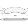Stoptech 308.06550 Street Brake Pads