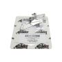 LOKAR LOKTCB-40HS Throttle Cable Bracket Holley Sniper Stainless