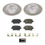 PowerStop SC8677 Semi-Coated Rotor and Low-Dust Ceramic Brake Pad Kit