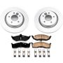 PowerStop CRK6179 Genuine Geomet Coated Rotor and Low-Dust Ceramic Brake Pad Kit