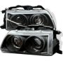 SPYDER 5010827 Projector Headlights - LED Halo - Black