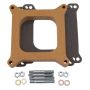 EDELBROCK EDE8720 Carburetor Spacer - 1in Thick - Wood