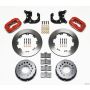 Wilwood 140-3018-R Forged Dynalite P/S Rear Kit Red Ford 8.8 w/2.5in Offset-5 Lug