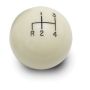 LOKAR LOKSK-6890 2in Shift Knob Ivory 4 Speed