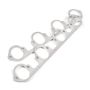 Stainless Works HFBBF1225 Big Block Ford Flat Tall Oval Port Header 304SS Exhaust Flanges 2-1/4in Primaries