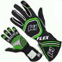 K1 RACEGEAR K1R23-FLX-NFV-XL Glove Flex X-Large Black / Flo Green SFI / FIA