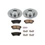 PowerStop KOE5211 OE Stock Replacement Low-Dust Ceramic Brake Pad and Rotor Kit