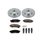 PowerStop KOE3018 OE Stock Replacement Low-Dust Ceramic Brake Pad and Rotor Kit