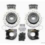 Wilwood 140-7141-DP Forged Dynalite P/S P-B Kit Drilled Polished Chevy 12 Bolt w/ C-Clips