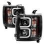 SPYDER 5081032 Projector Headlights - Light Bar DRL - Black