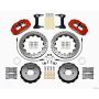 Wilwood 140-12874-DR Narrow Superlite 6R Front Hat Kit 13.06in Drilled Red 1999-2012 Subaru WRX w/Lines