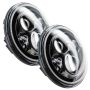 Oracle Lighting 5769-330 7 in. High Powered LED Headlights, Black Bezel, ColorSHIFT