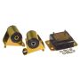 Prothane 97-02 Jeep TJ Drivetrain Kit - Black