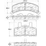 Stoptech 309.03690 Sport Brake Pads w/Shims and Hardware - Front