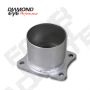 Diamond Eye Performance 321045 Diamond Eye ADAPTER 4-BOLT FLANGE 4in INNER DIA CLAMP-ON AL: 01-05 CHEVY/GMC 6.6L 2500/3500 CHV-FBA