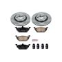 PowerStop KOE5401 OE Stock Replacement Low-Dust Ceramic Brake Pad and Rotor Kit