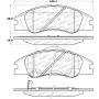 Stoptech 308.10740 Street Brake Pads