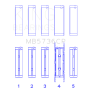 King Engine Bearings MB5736CP King Ford Powerstroke 6.0L/6.4L Diesel Crankshaft Main Bearing Set - Size STD