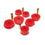 Prothane 13-1902 90-94 Mitsubishi Eclipse 4 Mount Kit - Red