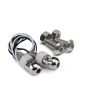 Design Engineering 30309 Lite'N Boltz Licenese Kit Polished 4pk
