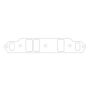 Cometic Gasket C5694-060 Cometic Buick LC2/LC4/LC6/LC8/LC9/LD5 - Stage I V6 .060in Fiber Intake Manifold Gasket Set