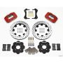 Wilwood 140-8528-DR Dynapro Radial Front Kit 12.19in Drilled Red Mini Cooper