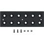 Westin Replacement service kit includes 11 inch die stamped step pad and fasteners - Black
