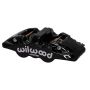 Wilwood 120-13281-BK Caliper-Aero4-R/H - Black 1.62/1.38in Pistons 1.25in Disc