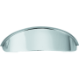 Bikers Choice 490522 Chrome Headlight Visor 5 3/4in Universal Custom Replaces H-D 67750-88T