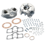 S&S Cycle 90-1491 66-78 BT Super Stock 3-5/8in Bore O-Ring Style Dual Plug Cylinder Head Kit - Natural