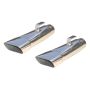 PYPES PERFORMANCE EXHAUST PYPEVT80 Exhaust Tips Slip Fit 2.5in Rectangle Slant